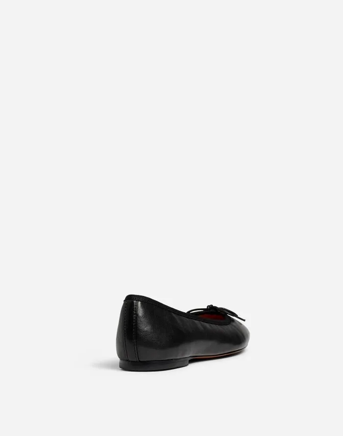 Flats and Loafers Women Madewell The Anelise Ballet Flat True Black