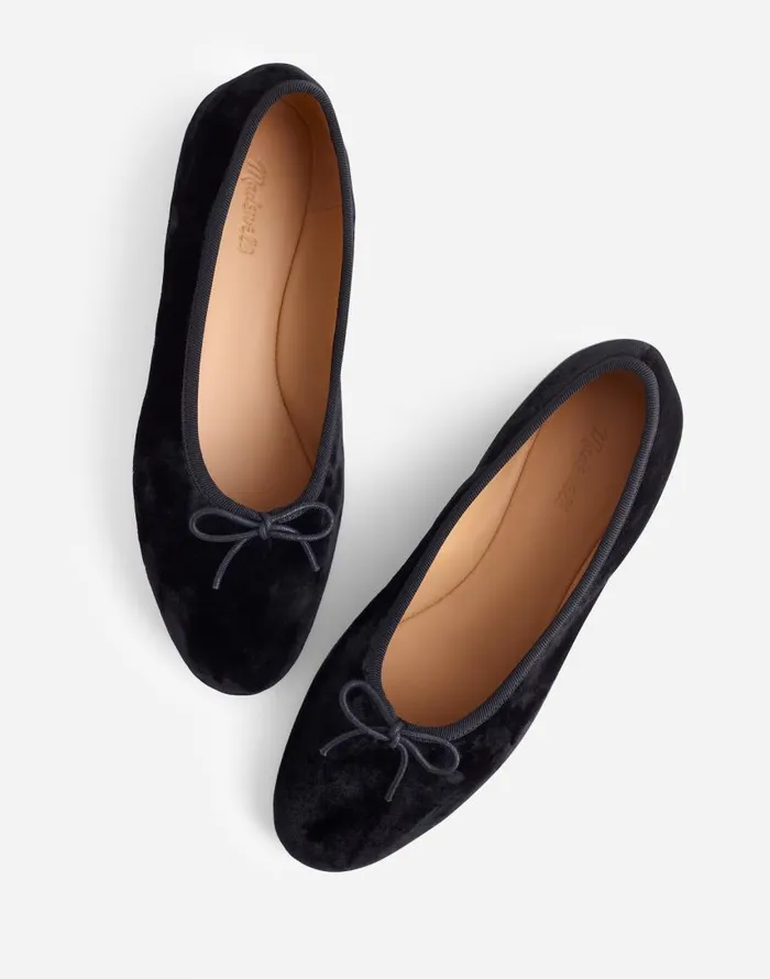 Flats and Loafers Women Madewell The April Ballet Flat True Black