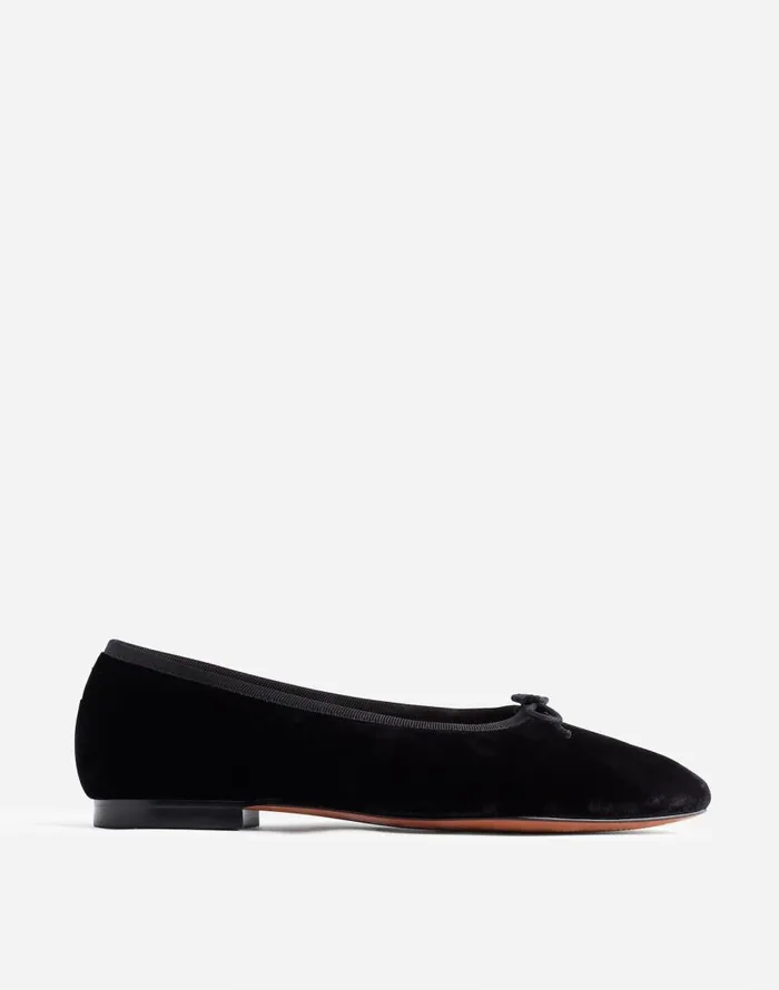 Flats and Loafers Women Madewell The April Ballet Flat True Black