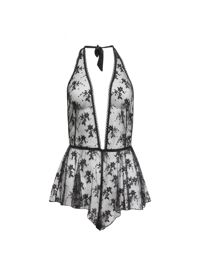 Fleur Du Mal Bodysuits Untie Me Playsuit Black 8211 Women