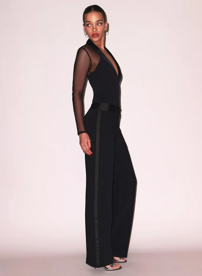 Fleur Du Mal Bottoms Tuxedo Pant Black 8211 Women Fleur Du Mal Bottoms Tuxedo Pant Black 8211 Women