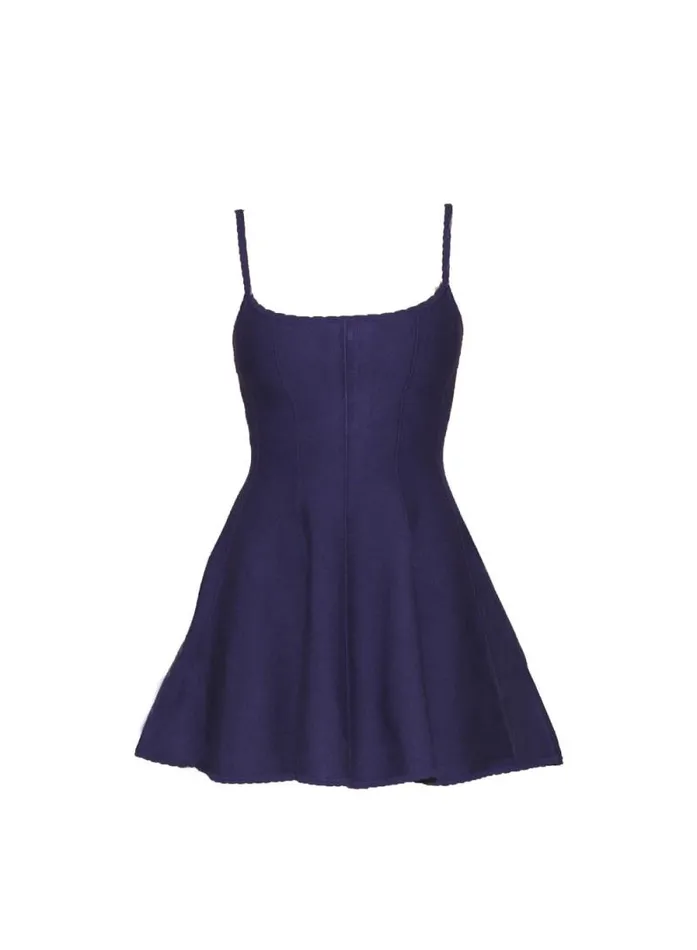 Fleur Du Mal Dresses Flared Corset Dress Moonlight 8211 Women Fleur Du Mal Dresses Flared Corset Dress Moonlight 8211 Women