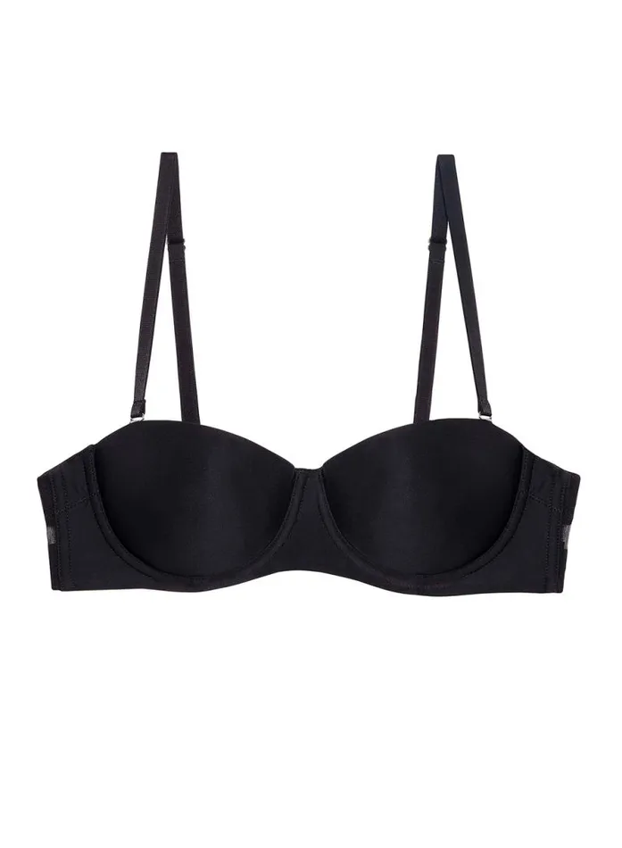Fleur Du Mal Essentials Bras Charlotte Convertible Strapless Bra Black 8211 Women