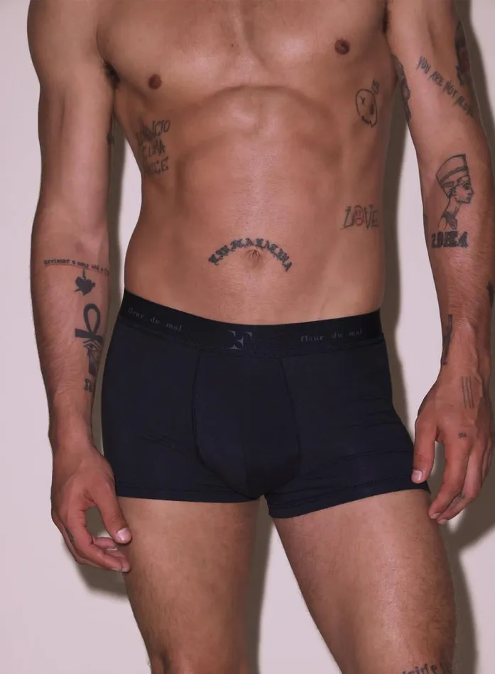 Fleur Du Mal Loungewear Men039s Boxer Brief Black 8211 Women