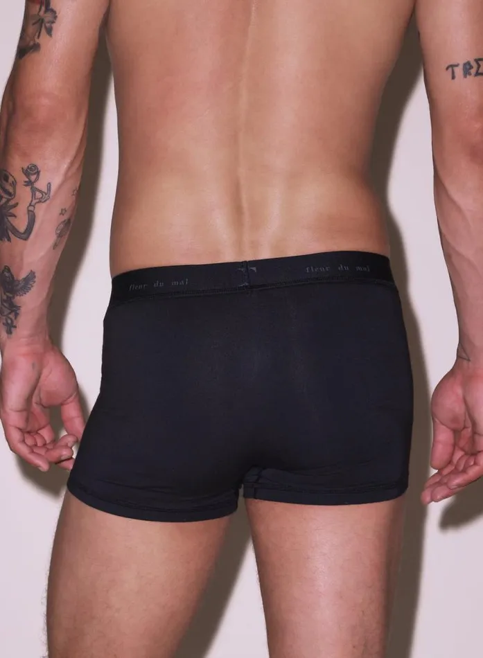 Fleur Du Mal Loungewear Men039s Boxer Brief Black 8211 Women