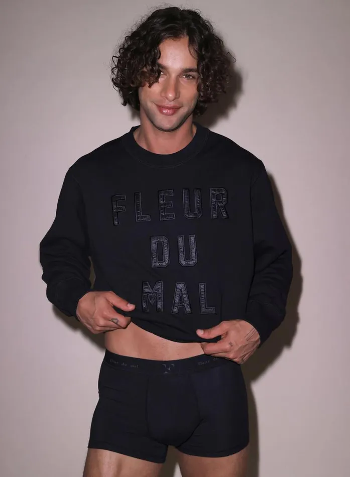 Fleur Du Mal Loungewear Men039s Boxer Brief Black 8211 Women