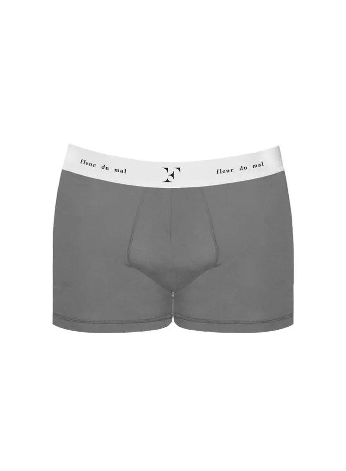 Fleur Du Mal Loungewear Men039s Boxer Brief Heather Grey 8211 Women