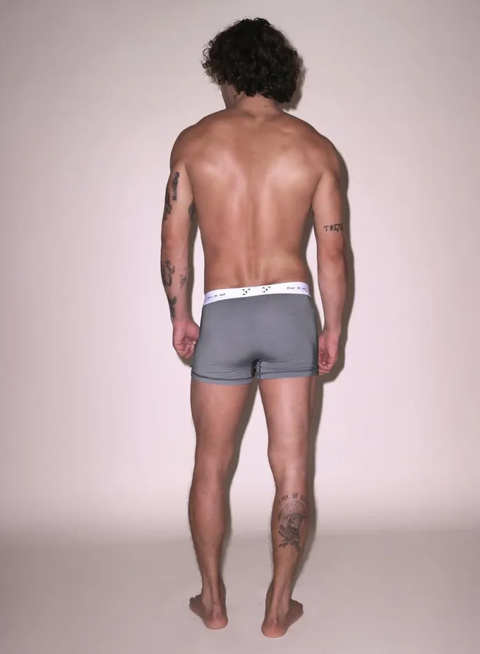 Fleur Du Mal Loungewear Men039s Boxer Brief Heather Grey 8211 Women