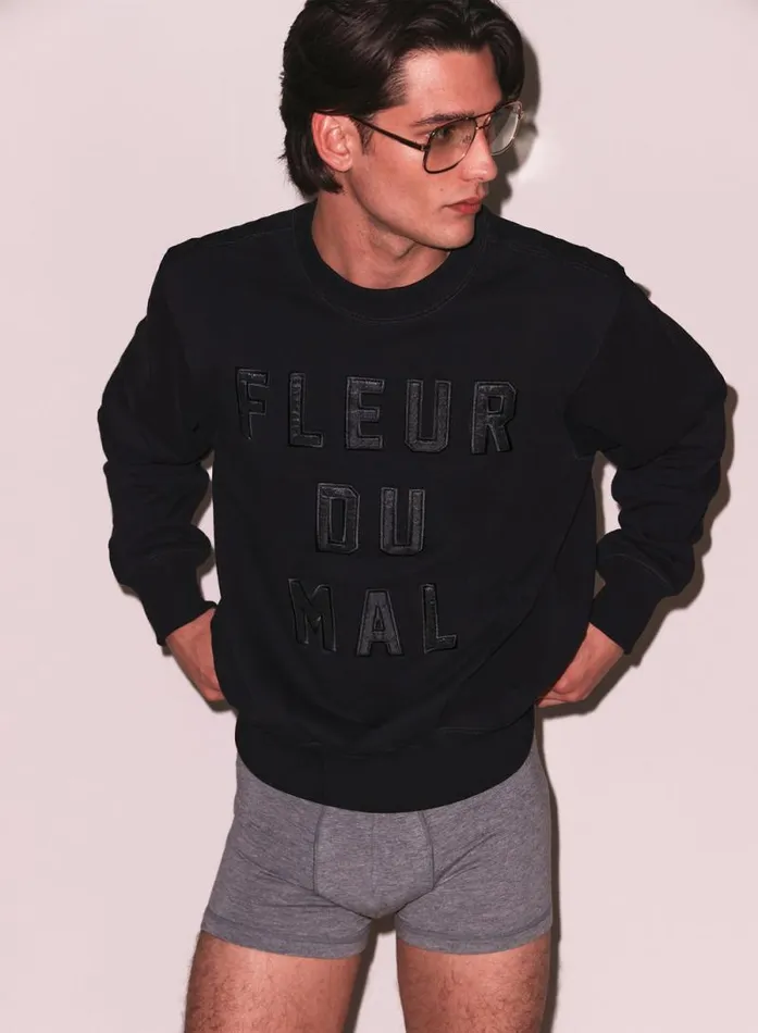 Fleur Du Mal Loungewear Men039s Boxer Brief Heather Grey 8211 Women