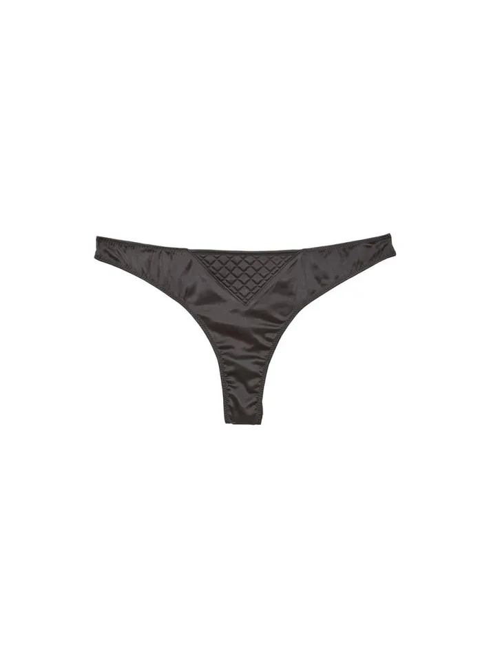 Fleur Du Mal Thongs Quilted Luxe Thong Black 8211 Women Fleur Du Mal Thongs Quilted Luxe Thong Black 8211 Women