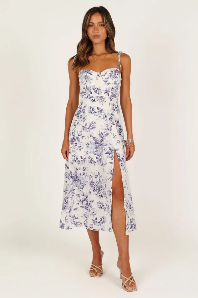 Floral Dresses Azelia Dress Blue Floral 8211 Petal and Pup Women