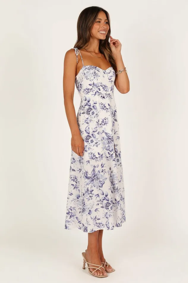 Floral Dresses Azelia Dress Blue Floral 8211 Petal and Pup Women