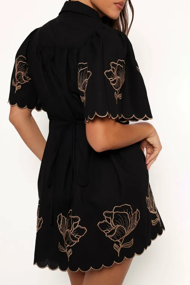 Floral Dresses Petal and Pup Women Jax Mini Dress Black