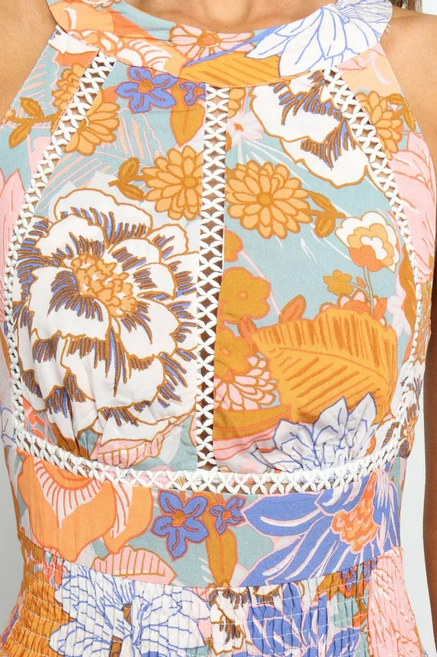 Floral Dresses Petal and Pup Women Newell Dress Orange