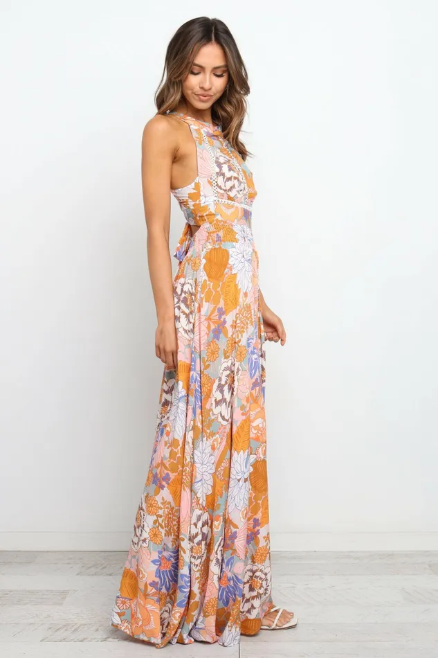 Floral Dresses Petal and Pup Women Newell Dress Orange