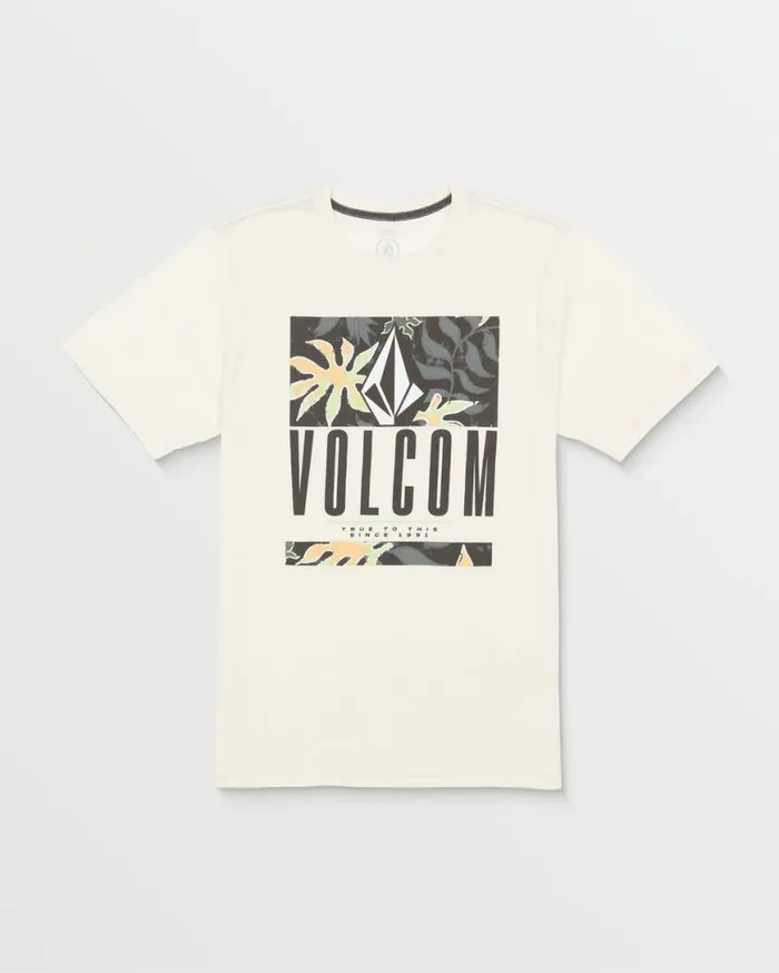Floral Motion Short Sleeve Tee 8211 Off White Heather Mens Volcom TShirts and Tanks Floral Motion Short Sleeve Tee 8211 Off White Heather Mens Volcom TShirts and Tanks