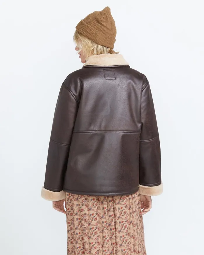 Fly By Babe Jacket 8211 Dark Chocolate Womens Volcom Jackets