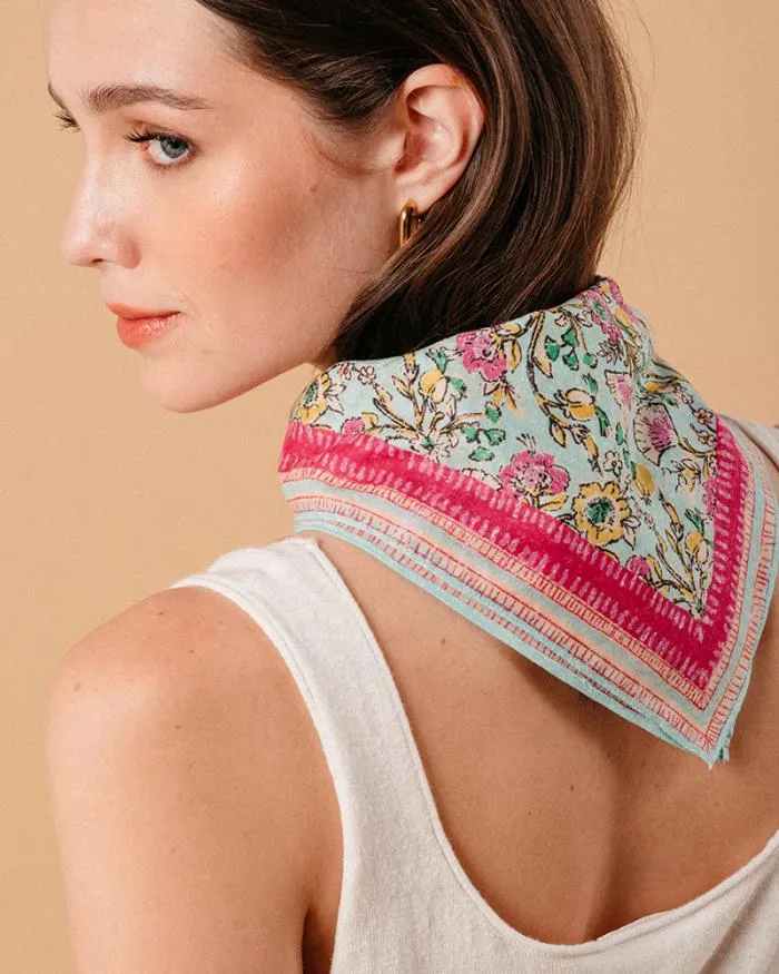FOULARD VERT MUESLI Shop Grace and Mila Scarf