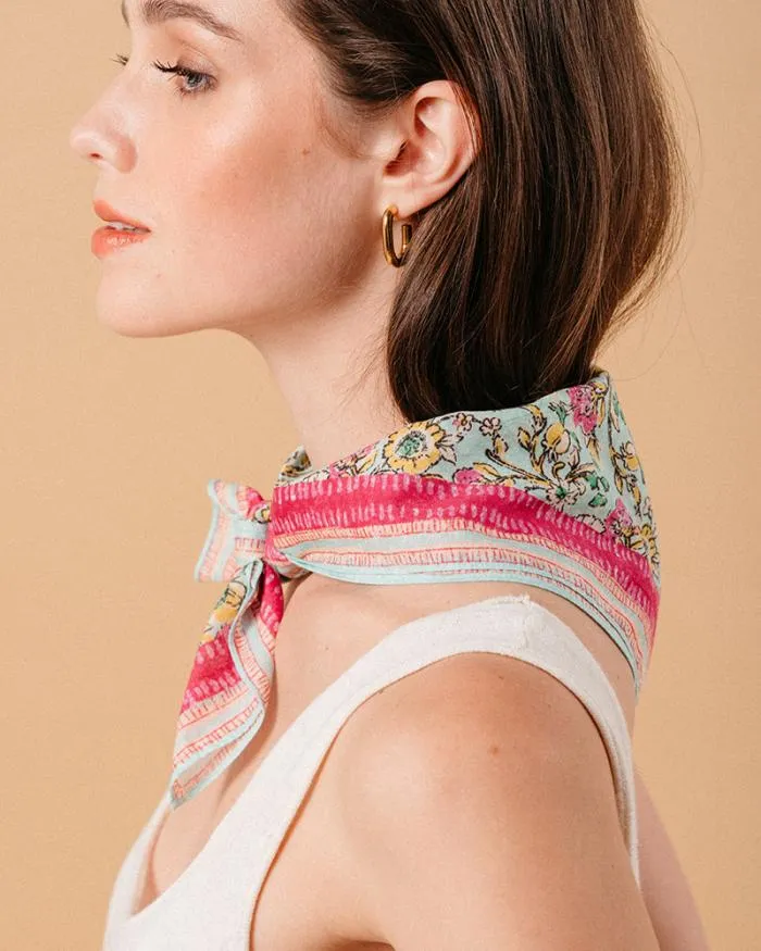 FOULARD VERT MUESLI Shop Grace and Mila Scarf
