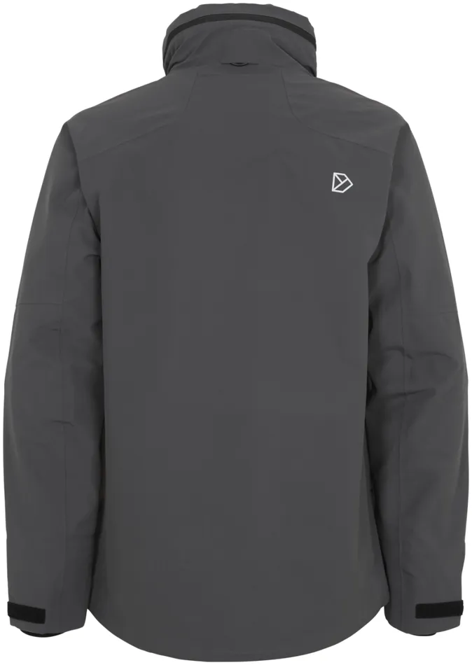 Fractus Jacket Coal Black Men Didriksons Shell Jackets