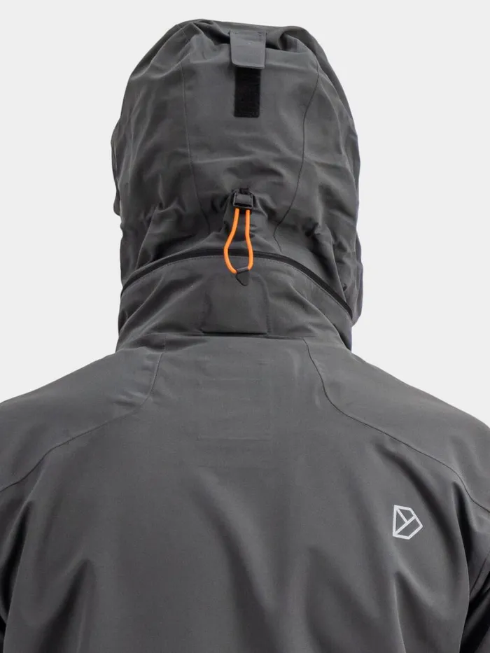 Fractus Jacket Coal Black Men Didriksons Shell Jackets