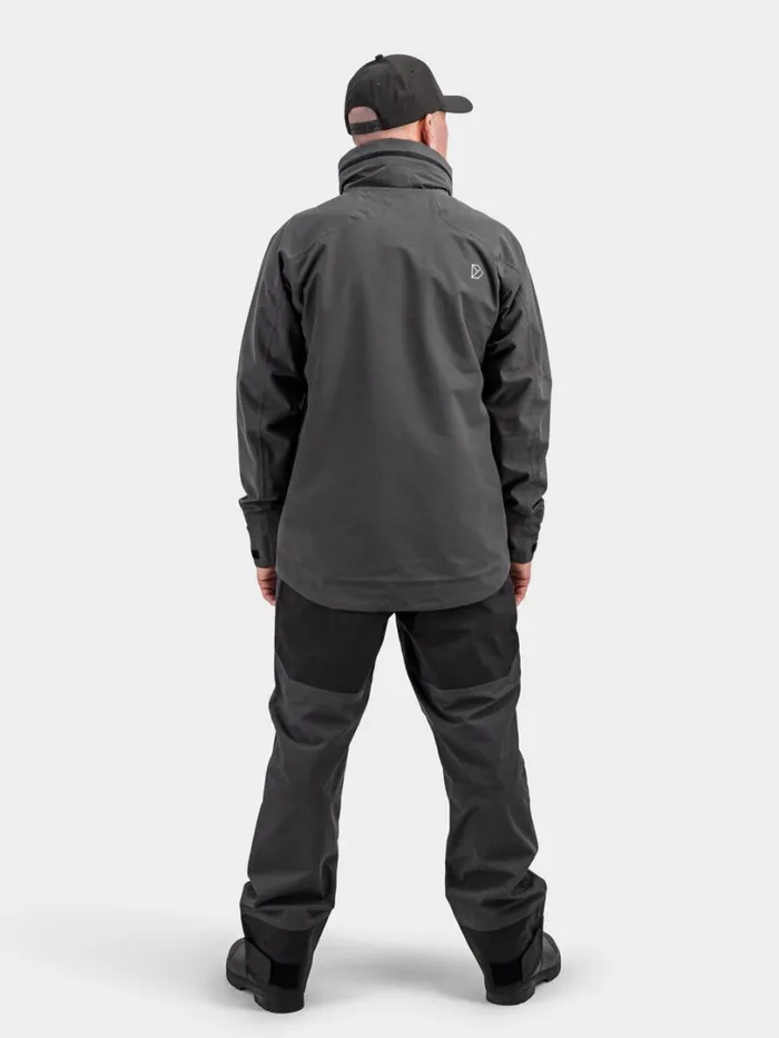 Fractus Jacket Coal Black Men Didriksons Shell Jackets