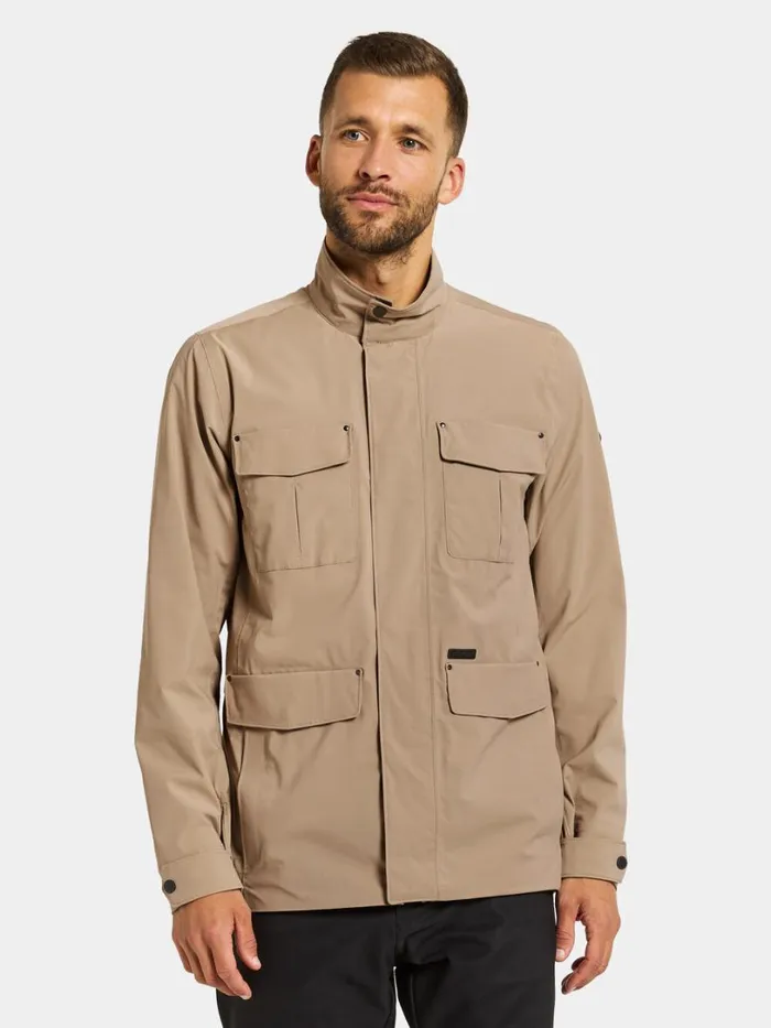 Frank Jacket Beige Men Didriksons Spring Jackets