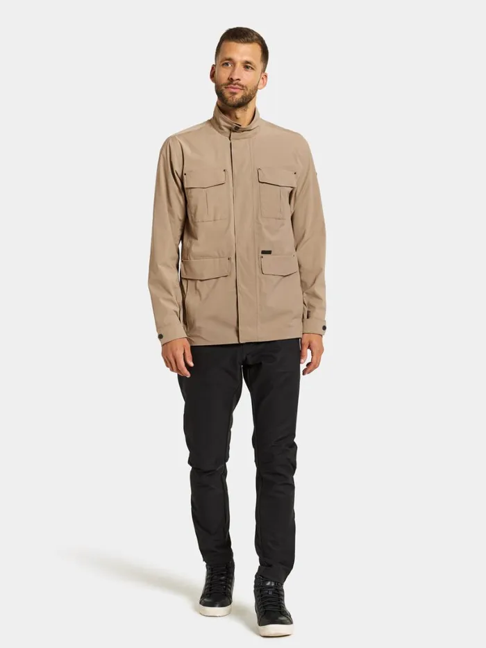 Frank Jacket Beige Men Didriksons Spring Jackets