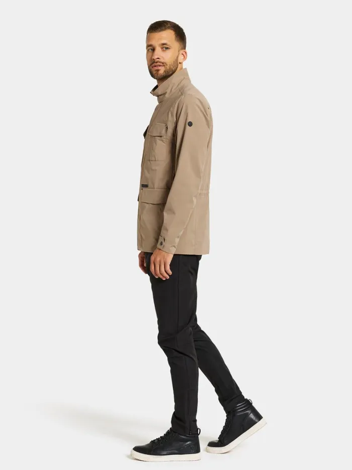 Frank Jacket Beige Men Didriksons Spring Jackets