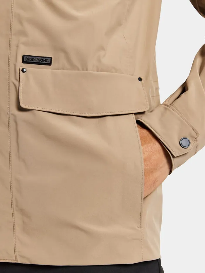 Frank Jacket Beige Men Didriksons Spring Jackets