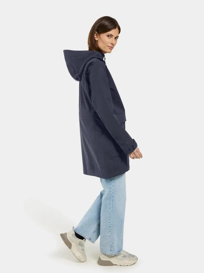 Fredrika Parka Dark Night Blue Women Didriksons Spring Jackets