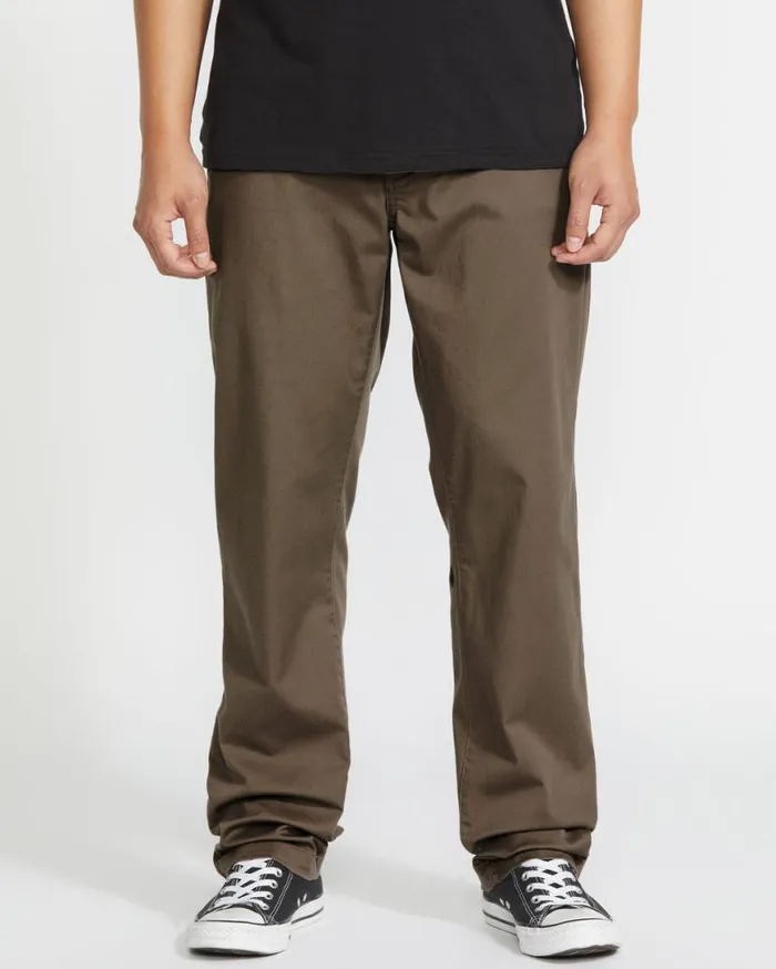 Frickin Modern Stretch Pants 8211 Mushroom Mens Volcom Pants