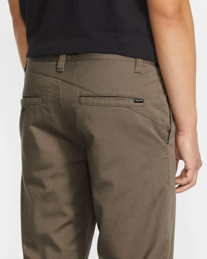 Frickin Modern Stretch Pants 8211 Mushroom Mens Volcom Pants