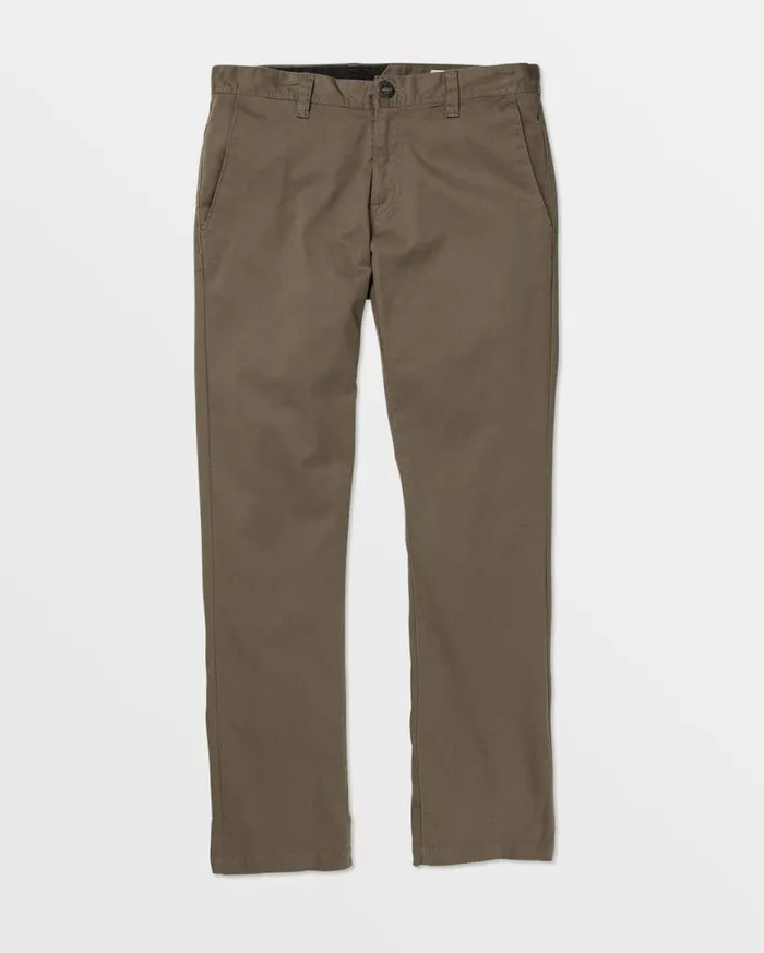 Frickin Modern Stretch Pants 8211 Mushroom Mens Volcom Pants