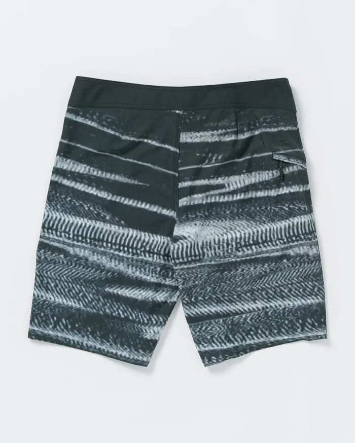 Glitch Stone ModTech Trunks 8211 Black Mens Volcom Boardshorts and Trunks