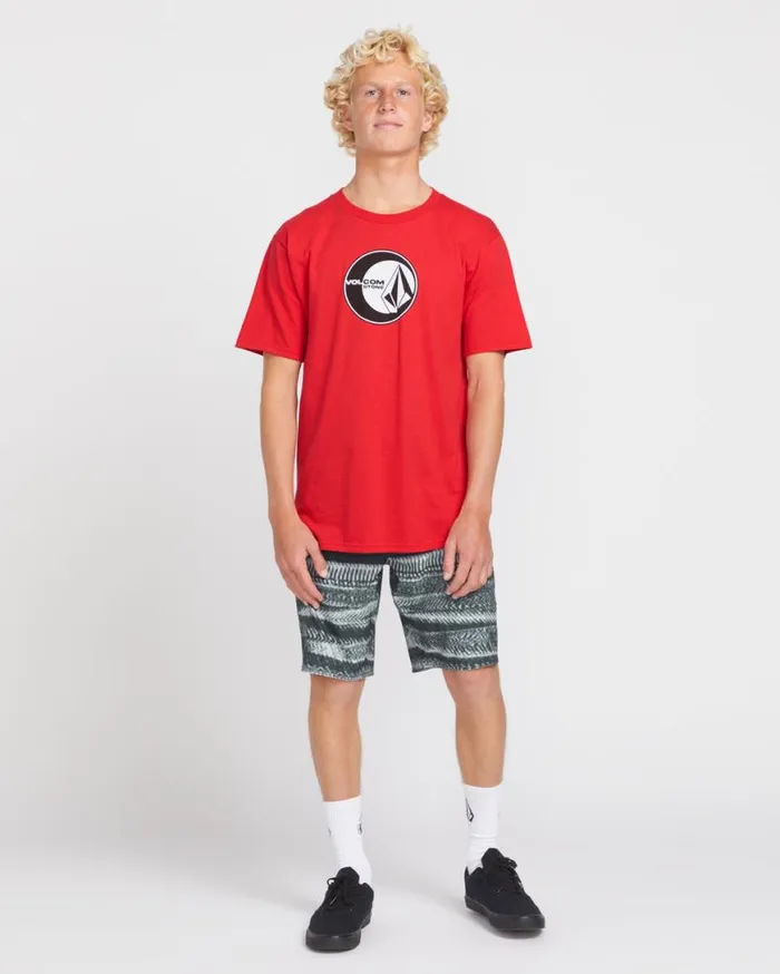 Glitch Stone ModTech Trunks 8211 Black Mens Volcom Boardshorts and Trunks