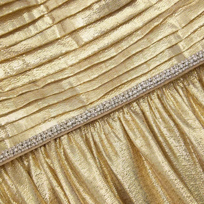 Gold Metallic Maxi Dress Women Self Portrait Dresses Gold Metallic Maxi Dress Women Self Portrait Dresses