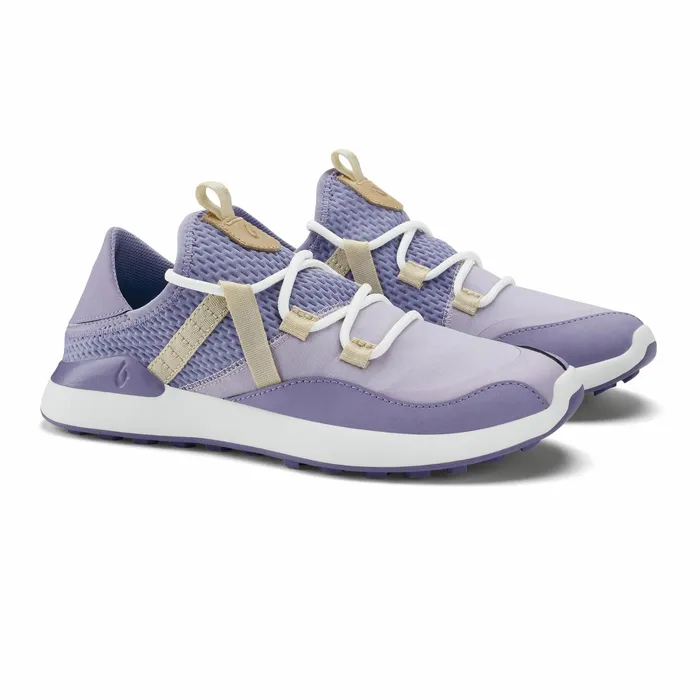 Golf Women Olukai Kawela Golf Shoes 8211 Lilac Puka