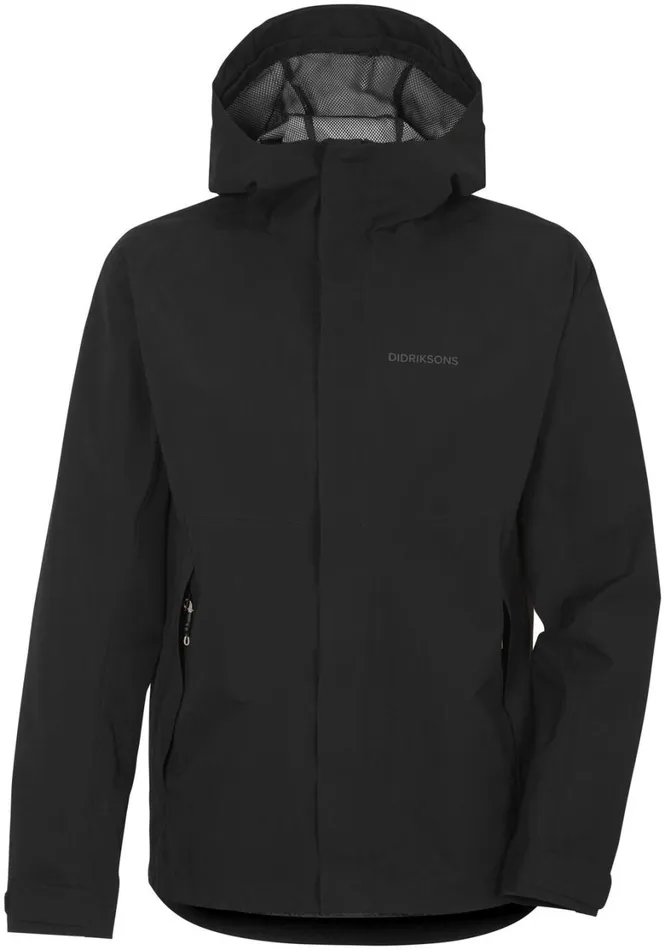 Grit Men039s Jacket Black Men Didriksons Shell Jackets