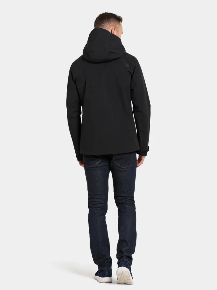 Grit Men039s Jacket Black Men Didriksons Shell Jackets