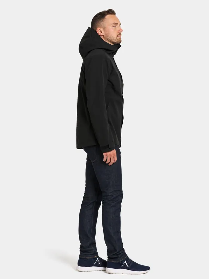 Grit Men039s Jacket Black Men Didriksons Shell Jackets