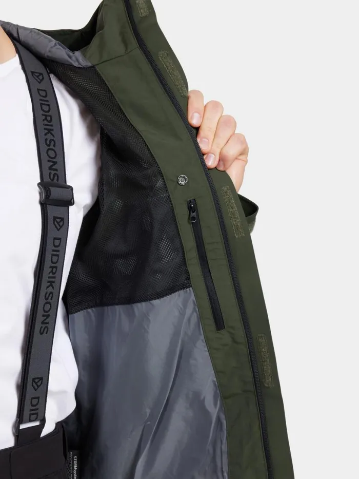 Grit Men039s Jacket Deep Green Men Didriksons Spring Jackets