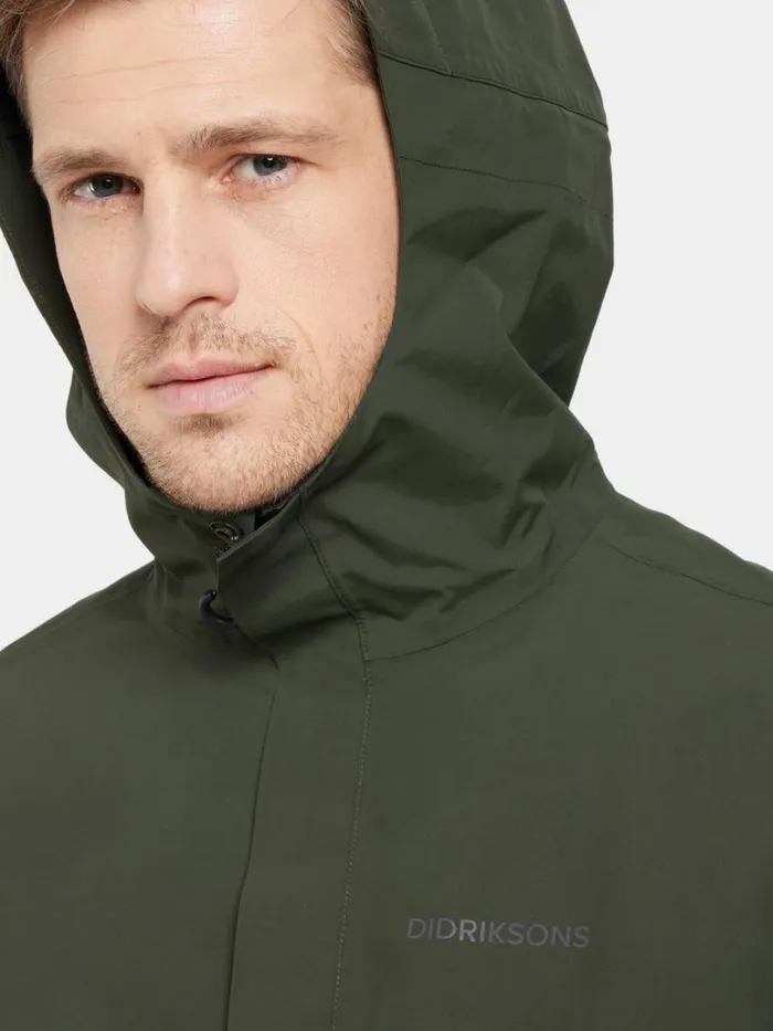 Grit Men039s Jacket Deep Green Men Didriksons Spring Jackets