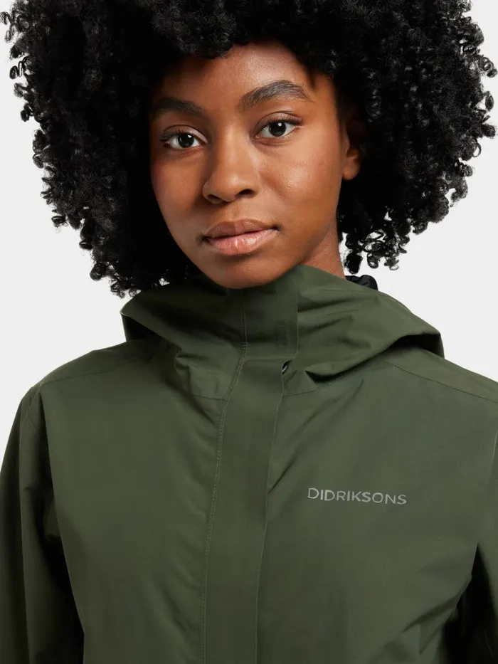 Grit Women039s Jacket Deep Green Women Didriksons Spring Jackets