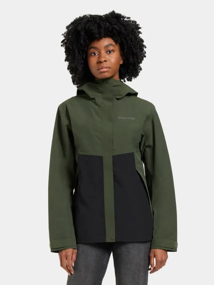 Grit Women039s Jacket Deep Green Women Didriksons Spring Jackets