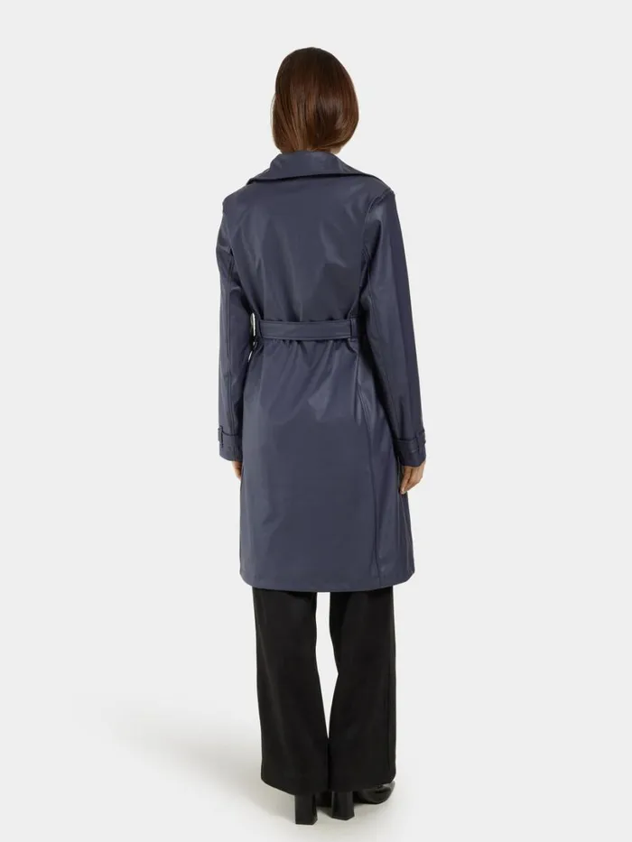 Gry Coat Galon Dark Night Blue Women Didriksons Waterproof Jackets Gry Coat Galon Dark Night Blue Women Didriksons Waterproof Jackets