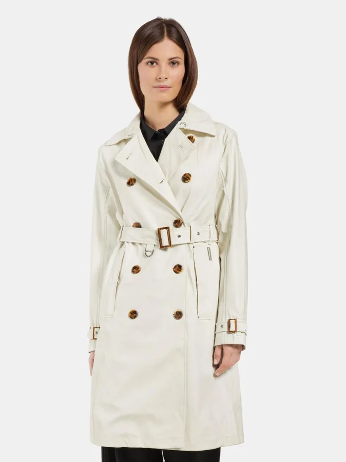 Gry Coat Galon White Foam Women Didriksons Waterproof Jackets