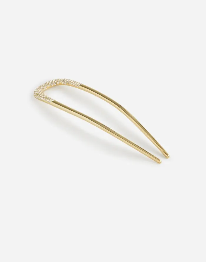 Hair Accessories Women Madewell Pav French Hair Pin Pale Gold