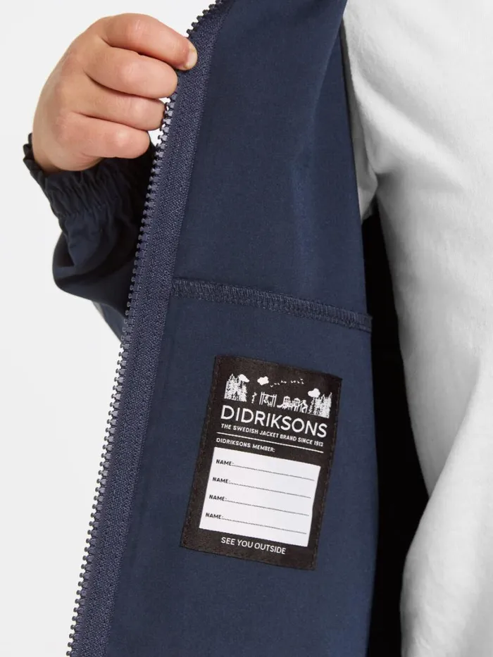 Hallon Kids039 Jacket Navy Kids Didriksons Spring Jackets