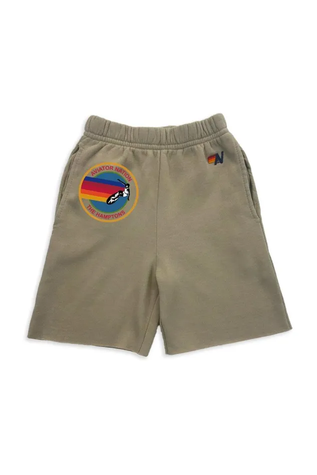 Hamptons Sweatshorts 8211 Sand Kids Aviator Nation Shorts